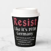 1938年のドイツのように抵抗 紙コップ (正面)
