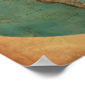 1938年の世界地図 ポスター (角)