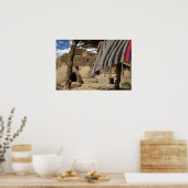 1938年の歴史的なタオス・プエブロ ポスター (キッチン)