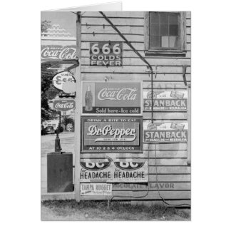 1938年の雑貨屋の看板