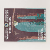 1938年ヴィンテージ セコイア国立公園 ポスター ジグソーパズル (横)