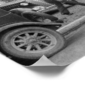 1938年中古車のバーゲン。ヴィンテージ写真 ポスター (角)