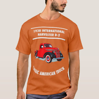 1938年国際的ハーベスターD2アメリカントラック Tシャツ