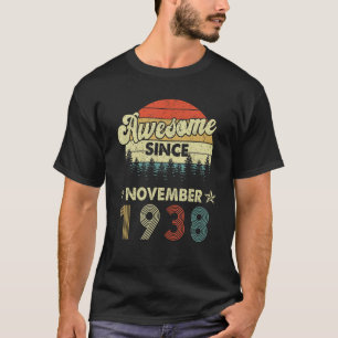 1938年11素晴らし月以来84番目の誕生日 Tシャツ