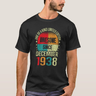 1938年12素晴らし月以来84年ヴィンテージ84th B Tシャツ