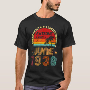 1938年6月素晴らしからの84誕生日ヴィンテージ Tシャツ