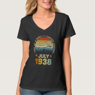 1938年7月以素晴らし降84歳 Tシャツ