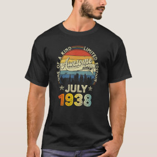 1938年7月以素晴らし降84歳 Tシャツ