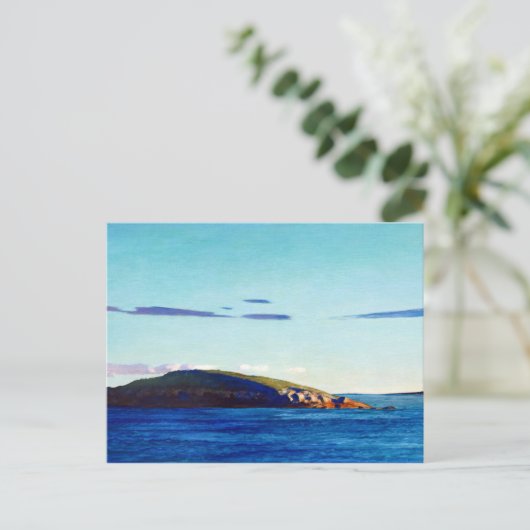 1938年N. C. Wyeth著、メイン州のゴム島 ポストカード (スタンド正面)