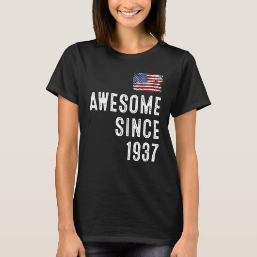 1938素晴らし年から85歳の誕生日 Tシャツ (正面)