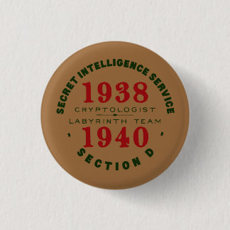 1938-1940年のCryptologistボタン 缶バッジ