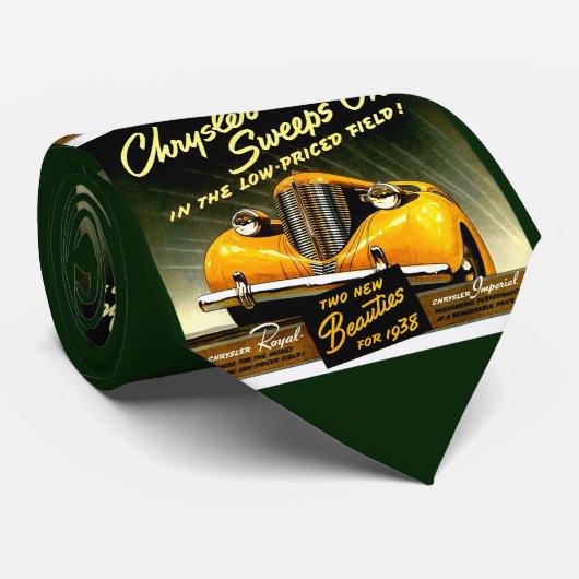 1938 Chrysler Sweeps On プリント ネクタイ (ロール)