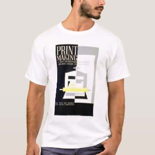 1938 WPAを作る色刷 Tシャツ