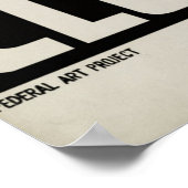 1938 WPA保ヴィンテージのポスターをクリーニング ポスター (角)