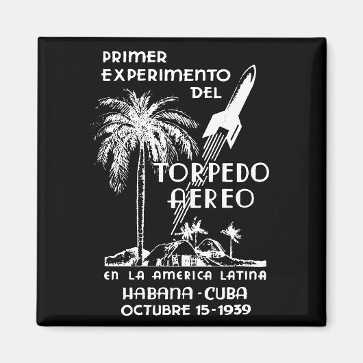 1939キューバロケットメール マグネット (正面)