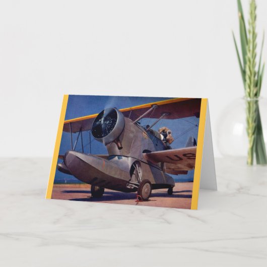 1939グランマンF-2航空機 カード (正面)