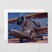 1939グランマンF-2航空機 ポストカード (正面/裏面)