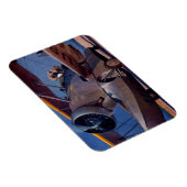 1939グランマンF-2航空機 マグネット (右側)