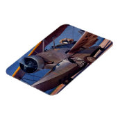 1939グランマンF-2航空機 マグネット (左側)