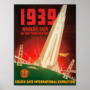 1939サンフランシスコワールドフェア ポスター