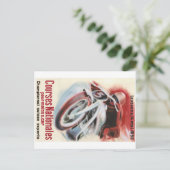 1939スイスの国民のオートバイの競争選手権 ポストカード (スタンド正面)