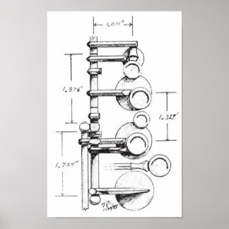 1939セルマーパリ均衡アクションサックス ポスター