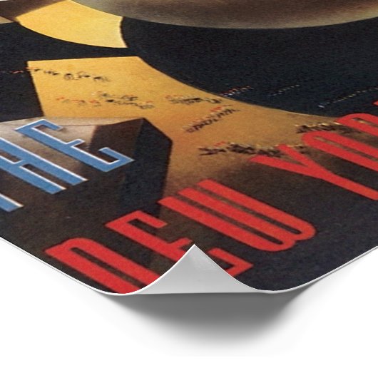 1939ニューヨークワールドフェア ポスター (角)