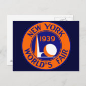 1939ニューヨークワールドフェア ポストカード (正面/裏面)