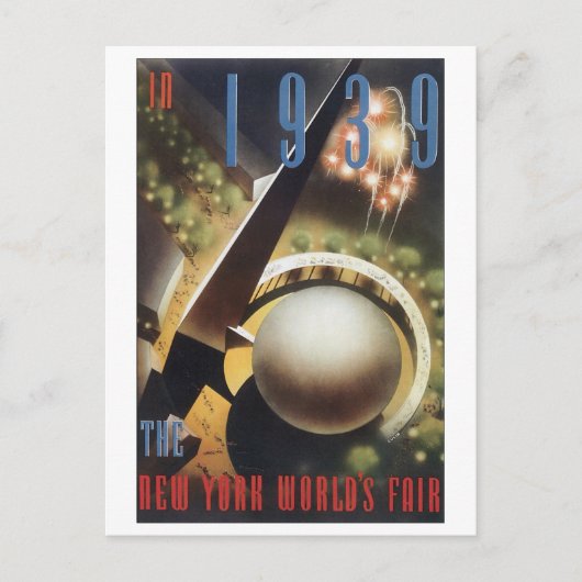 1939ニューヨークワールドフェア ポストカード (正面)