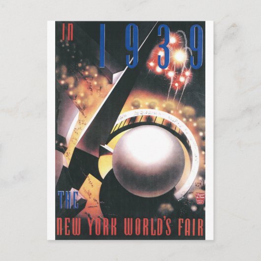 1939ニューヨークワールドフェア ポストカード (正面)