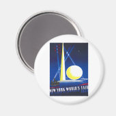 1939ニューヨークワールドフェア マグネット (正面/裏面)