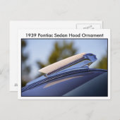 1939ポンティアックセダンフードオーナメント ポストカード (正面/裏面)
