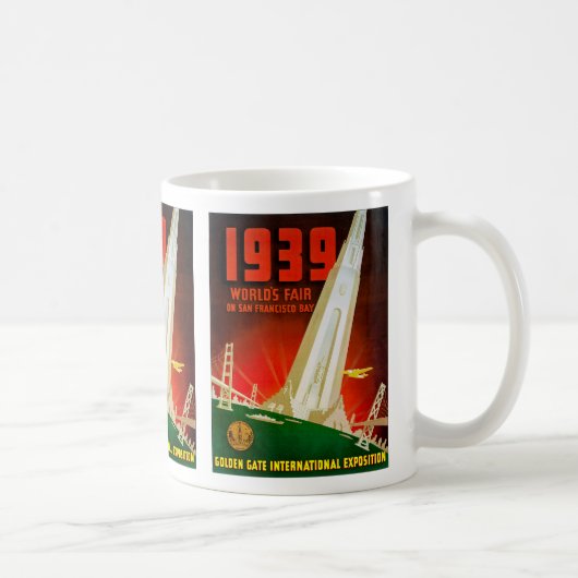 1939ワールドフェアサンフランシスコ コーヒーマグカップ (右)