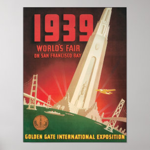 1939世界フェアサンフランシスコ湾 ポスター