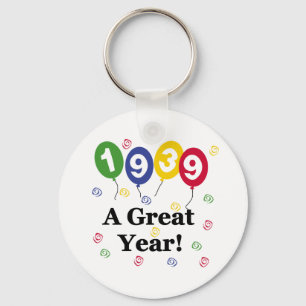 1939年すばらしい年の誕生日 キーホルダー