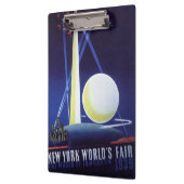 1939年のニューヨーク・シティ・ワールド・フェア、ヴィンテージ・トラベル クリップボード (左)