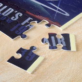 1939年のニューヨーク・シティ・ワールド・フェア、ヴィンテージ・トラベル ジグソーパズル (側面)