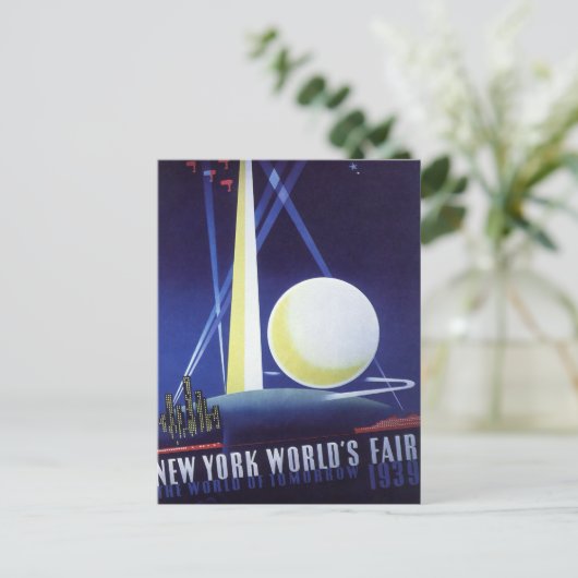 1939年のニューヨーク・シティ・ワールド・フェア、ヴィンテージ・トラベル ポストカード (スタンド正面)