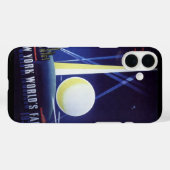 1939年のニューヨーク・シティ・ワールド・フェア、ヴィンテージ・トラベル Case-Mate iPhoneケース (裏面 (横))