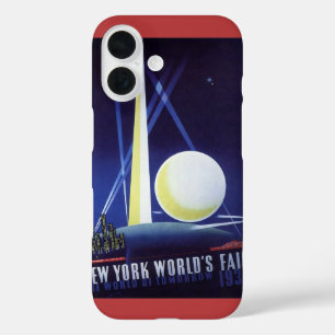 1939年のニューヨーク・シティ・ワールド・フェア、ヴィンテージ・トラベル iPhone 16ケース