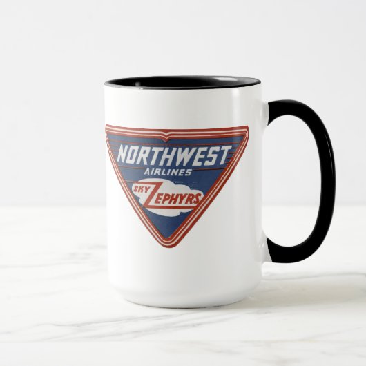 1939年のノースウェスト航空の"空のそよ風"のコーヒー・マグ マグカップ (右)