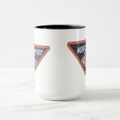 1939年のノースウェスト航空の"空のそよ風"のコーヒー・マグ マグカップ (中央)