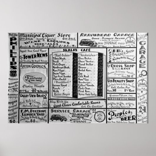 1939年のビルボード ポスター (正面)