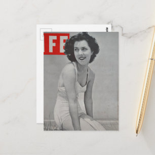 1939年のビーチの美女 ポストカード