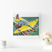 1939年のボイング915 スクエア壁時計 (ホーム)