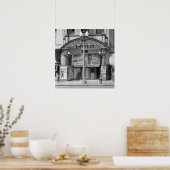 1939年の皇后映画館。ヴィンテージ写真 ポスター (キッチン)