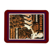 1939年クラシック旧ソ連ポスター マグネット (横)