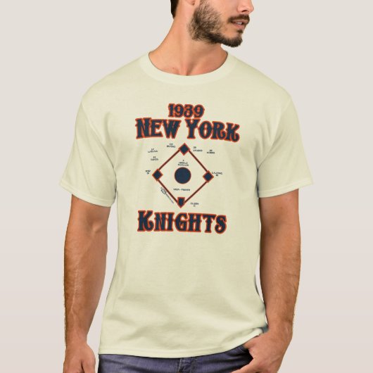 1939年ニューヨーク・ナイツのスタメン Tシャツ (正面)