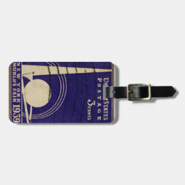 1939年ニューヨーク・ワールド・フェア ラゲッジタグ