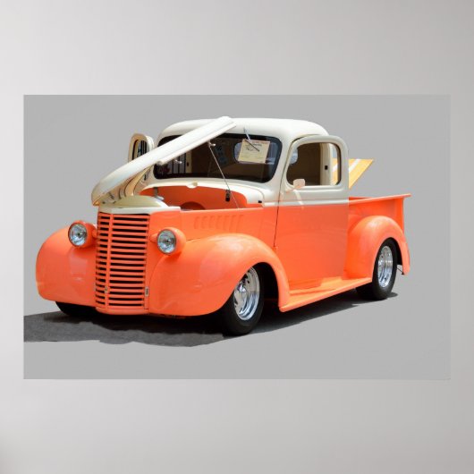 1939年ピックアップトラックの復元 ポスター (正面)
